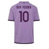 AS Monaco Wissam Ben Yedder #10 Tredjedrakt 2022-23 Kortermet